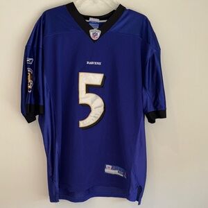 Reebok NFL Baltimore Ravens Joe Flacco Stitched Jersey Mens Size‎ 50
